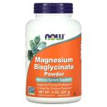 Порошок бисглицината магния, Magnesium Bisglycinate Powder, Now Foods, 227 г - Фото миниатюра 1