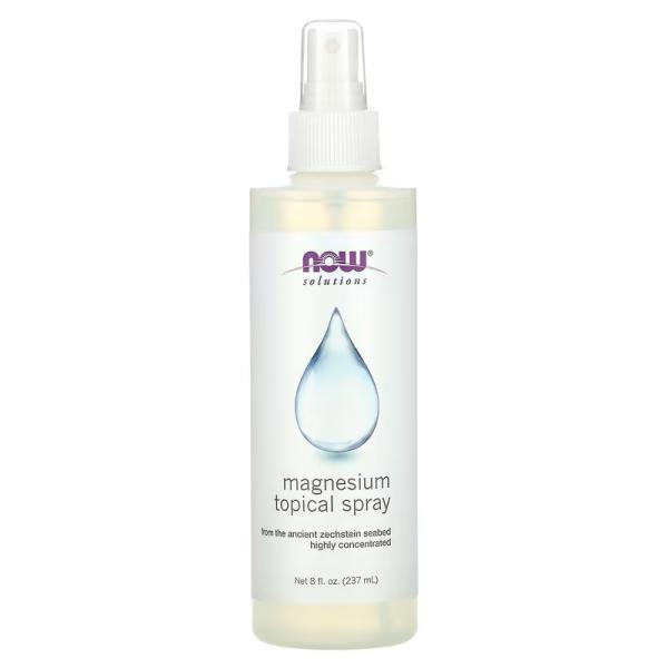 Спрей із магнієм для місцевого застосування, Magnesium Topical Spray, NOW Foods, 237 мл - Фото 1