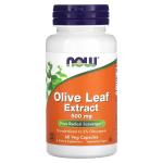 Экстракт оливковых листьев, Olive Leaf Extract, NOW Foods, 500 мг, 60 растительных капсул - Фото миниатюра 1