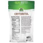 Эритритол, Erythritol, NOW Foods, Real Food, 454 г - Фото миниатюра 2