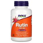 Рутин, Rutin, Now Foods, 450 мг, 100 растительных капсул - Фото миниатюра 1