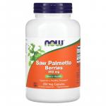 Ягоды серенои, Saw Palmetto Berries, NOW Foods, 550 мг, 250 растительных капсул - Фото миниатюра 1