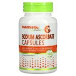 Аскорбат натрия, Sodium Ascorbate, NutriBiotic, Immunity, 100 веганских капсул - Фото миниатюра 1