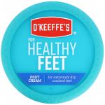 Крем для здоровья ног, For Healthy Feet Foot Cream, O'Keeffe's, 91 г (3,2 унции) - Фото миниатюра 1