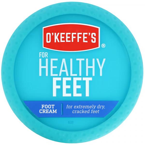 Крем для здоровья ног, For Healthy Feet Foot Cream, O'Keeffe's, 91 г (3,2 унции) - Фото 1