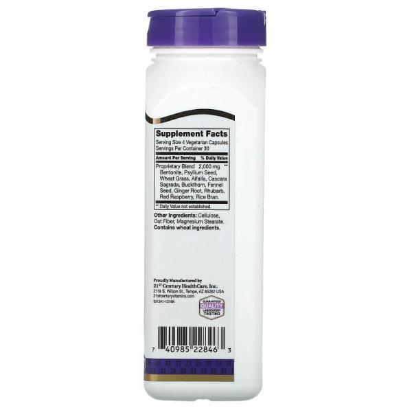 21st Century, Colon Cleanse, 120 вегетарианских капсул - Фото 2