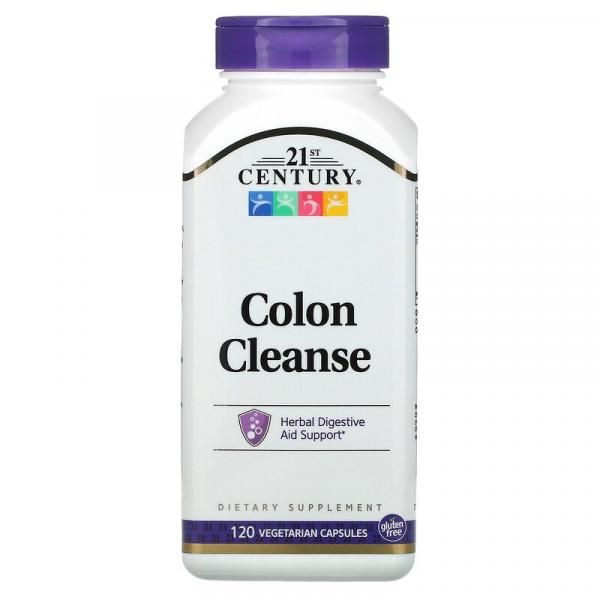21st Century, Colon Cleanse, 120 вегетарианских капсул - Фото 1