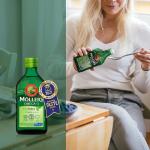 Жидкий рыбий жир (Омега 3) с печени трески c витаминами А, Е, Д3, яблочный вкус, Omega-3 Cod Liver with vitamins A, E,  D3 Fruit, Mollers Tran Norweski, 250 мл - Фото миниатюра 8