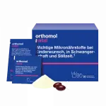 Комплекс для беременных и кормящих Ортомол, Natal, Orthomol, 30 пакетиков с гранулами - Фото миниатюра 1