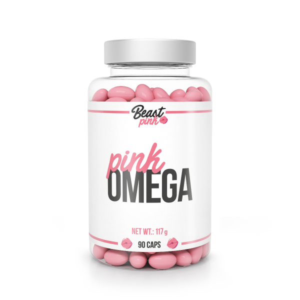 Омега-3, Pink Omega, BeastPink, 90 капсул