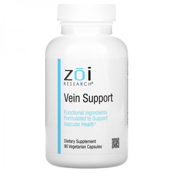 Поддержка для вен, Vein Support, ZOI Research, 90 вегетарианских капсул - Фото 1
