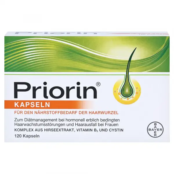 Приорин от выпадения волос, Priorin, Bayer, 120 капсул - Фото 6
