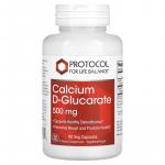 D-глюкарат кальция, Calcium D-Glucarate, Protocol for Life Balance, 500 мг, 90 растительных капсул - Фото миниатюра 1