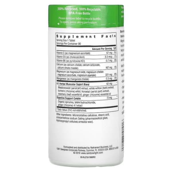 Магний и кальций+, Magnesium Calcium+, Rainbow Light, 90 таблеток - Фото 2