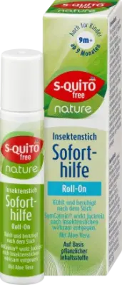 Успокаивающий шариковый аппликатор после укусов насекомых, S-quito free Soforthilfe Roll-on nature, 10 мл
