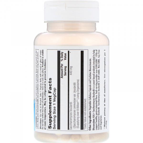 Сахаромицет буларди, Saccharomyces Boulardii 8 Billion, KAL, 60 капсул - Фото 2