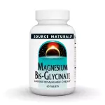 Магний Бисглицинат, Magnesium Bis-Glycinate, Source Naturals, 60 таблеток - Фото миниатюра 1