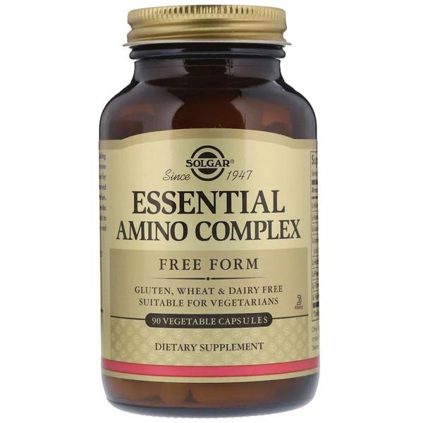  Аминокислотный комплекс, Essential Amino Complex, Solgar, 90 капсул  - Фото 1