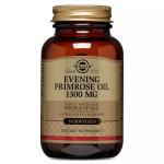 Масло примулы вечерней, Evening Primrose Oil, Solgar, 1300 мг, 30 желатиновых капсул - Фото миниатюра 1