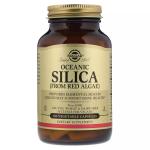 Кремний из красных водорослей, Oceanic Silica, Solgar, 100 капсул  - Фото миниатюра 1