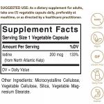 Ламинария, Водоросли Североатлантические, North Atlantic Kelp, Solgar, 100 вегетарианских капсул - Фото миниатюра 2