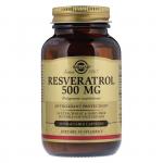 Ресвератрол, Resveratrol, Solgar, 500 мг, 30 гелевих капсул  - Фото миниатюра 1