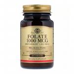 Фолиевая кислота (В9), Метафолин, Folate as Metafolin, Solgar, 1000 мкг, 60 таблеток - Фото миниатюра 1