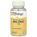 Био цинк, Bio Zinc, Solaray, 100 капсул - Фото миниатюра 1