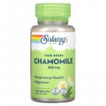 Ромашка, Сhamomile, Solaray, 350 мг, 100 капсул на растительной основе - Фото миниатюра 1