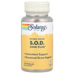 СОД с кишечнорастворимой оболочкой 2000 Plus™, Enteric Coated S.O.D. 2000 Plus, Solaray, 100 растительных капсул - Фото миниатюра 1