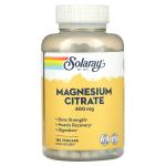 Магний цитрат, Magnesium Citrate, Solaray, 400 мг, 180 капсул  - Фото миниатюра 1