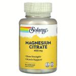 Магний цитрат, Magnesium Citrate, Solaray, 400 мг, 90 капсул  - Фото миниатюра 1