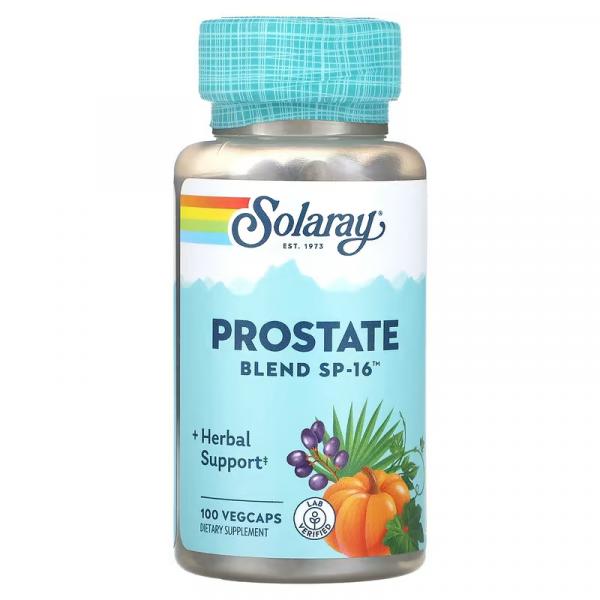 Суміш для підтримки простати, Prostate Blend SP-16, Solaray, 100 капсул - Фото 1