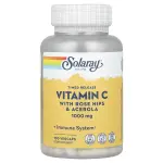 Витамин С двухфазного высвобождения, Vitamin C, Solaray, 1000 мг, 100 капсул - Фото миниатюра 1