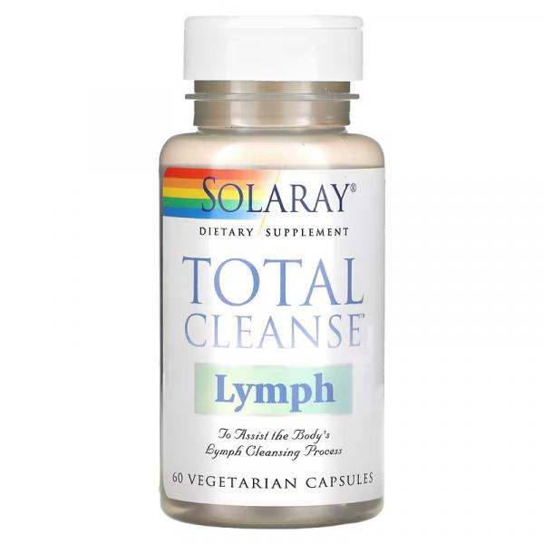 Смесь для очиски для лимфы, Total Cleanse Lymph, Solaray, 60 вегетарианских капсул - Фото 1