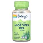 Концентрированный гель алоэ вера, True Herbs Aloe Vera Gel, Solaray, 100 растительных капсул - Фото миниатюра 1