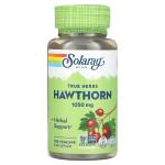 Боярышник, True Herbs Hawthorn, Solaray, 525 мг, 100 растительных капсул - Фото миниатюра 1