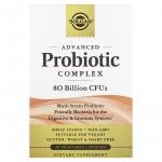 Улучшенный комплекс пробиотиков, 80 млрд КОЕ, Advanced Probiotic Complex 80 Billion CFUs, Solgar, 30 вегетарианских капсул - Фото миниатюра 1