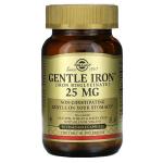 Залізо, Gentle Iron, Solgar, 25 мг, 90 капсул  - Фото миниатюра 1