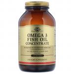 Рыбий жир в капсулах, Omega-3 Fish Oil, Solgar, концентрат, 120 капсул  - Фото миниатюра 1