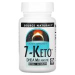 7-Keto, метаболит ДГЭА, 7-keto DHEA Metabolite, Source Naturals, 50 мг, 60 таблеток - Фото миниатюра 1