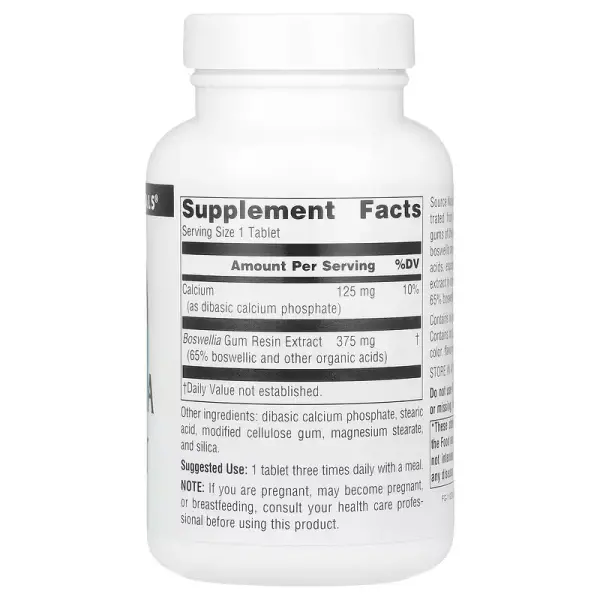 Экстракт босвелии, Boswellia Extract, Source Naturals, 100 таблеток - Фото 2