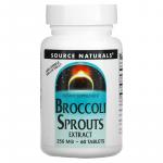 Экстракт ростков брокколи, Broccoli Sprouts Extract, Source Naturals, 250 мг, 60 таблеток - Фото миниатюра 1
