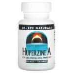 Гуперзин А, Huperzine A, Source Naturals, 200 мкг, 120 таблеток - Фото миниатюра 1