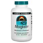 Магний L-треонат, Magtein Magnesium L-Threonate, Source Naturals, 667 мг, 180 капсул - Фото миниатюра 1