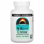 N-ацетилцистеин, N-Acetyl Cysteine, Source Naturals, 600 мг, 120 таблеток - Фото миниатюра 1