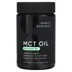 Масло MCT, MCT Oil, Sports Research, 3000 мг, 120 капсул (1000 мг в 1 капсуле) - Фото миниатюра 1