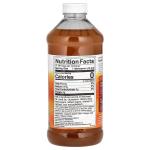 Сертифицированный органический яблочный уксус с матерью, Certified Organic Apple Cider Vinegar with Mother, Swanson, 473 мл - Фото миниатюра 2