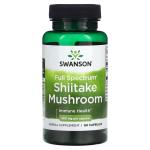 Гриб шиитаке полного спектра, Full Spectrum Shiitake Mushroom, Swanson, 500 мг, 60 капсул - Фото миниатюра 1
