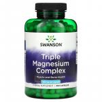 Тройной комплекс магния, Triple Magnesium Complex, Swanson, 400 мг, 300 капсул - Фото миниатюра 1